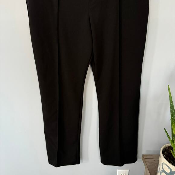 HEIMISH USA Black Pull On Dress Pants w/ Pockets Plus Size 3X Polyester Spandex - Picture 3 of 7